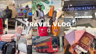 TRAVEL VLOG:My first International flight️️KENYA TO UK