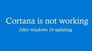 Cortana Is Not Working | How To Fix Cortana | 100% Working Method