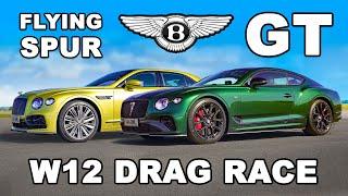 Bentley GT Le Mans v Flying Spur Speed: DRAG RACE