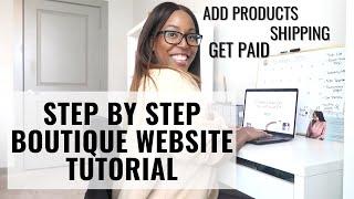 How to Make an Online Store - Boutique Website Tutorial