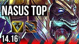 NASUS vs SETT (TOP) | 5/1/4, 500+ games, Rank 15 Nasus | BR Grandmaster | 14.16