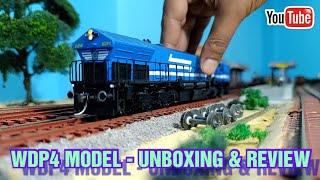 Unboxing & Review - WDP-4 Model | HO Scale Indian Railways Class WDP4 20056 Bleed Blue