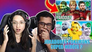 E SE OS JOGADORES FOSSEM POKÉMONS? & E SE OS JOGADORES FOSSEM SUPER-HERÓIS? - REACT EM CASAL