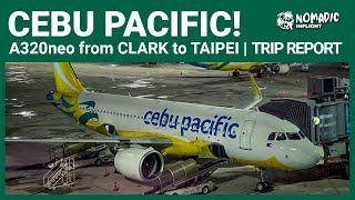 Flying CEBU PACIFIC AIR from CLARK to TAIPEI on the Airbus A320neo