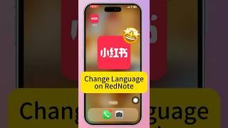 Change Language on RedNote App in 3 Seconds!  (TikTok Alternatives) -  xiaohongshu