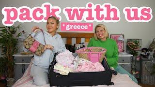 PACK WITH ME FOR GREECE!!