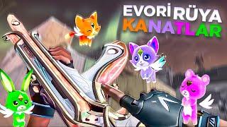 YENİ SET "EVORİ RÜYAKANATLAR" İLE OYNADIM! | VALORANT RANKED w/@yetujey