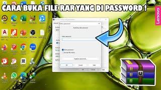 Cara Membuka File RAR Yang Terkunci Password Tanpa Software 100% Berhasil