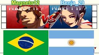 KOF 2001 - Magneto12 [Random] vs Benja_29 [Random] FT10