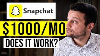 How to Make Your First $1,000 With Snapchat Spotlight (FULL GUIDE)