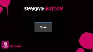 Shaking button animation using HTML, CSS | iKCoder