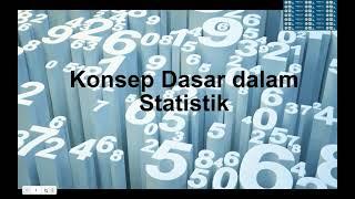 [Data dan Pustaka] Konsep Dasar dalam Statistik (A-2.7) | yutikamelia