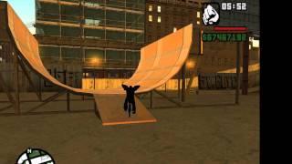 San andreas bmx trix! watch the last one! UNBELIEVEBLE!