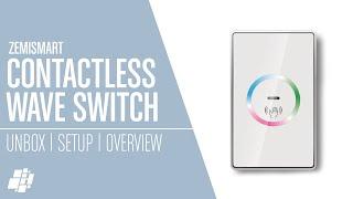 The ZemiSmart 'Wave' Contactless Smart Switch - No Germs!