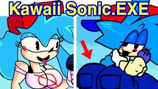 Friday Night Funkin' VS Kawaii Sonic.exe X BF FanFic | THICC BOYFRIEND?! (FNF Mod)