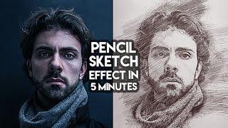 Pencil Sketch Effect in few clicks tutorial