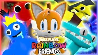 Tails plays - ROBLOX RAINBOW FRIENDS !!! Chapter 1 and 2 feat @Newgadjet66