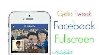 iOS 7 Cydia Tweak | Facebook Fullscreen