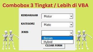 Membuat Combobox Bertingkat di VBA | Cara Membuat Combobox Bertingkat di VBA