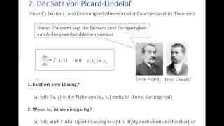 Der Satz von Picard-Lindeloef