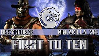 Mortal Kombat X: NinjaKilla_212 vs HeeyGeorge FT10 (OMFG)