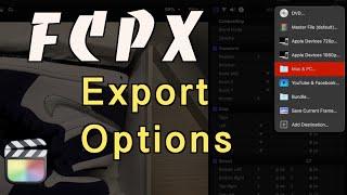 Export Video as an MP4 Format in FCPX | Final Cut Pro Tutorial