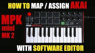 How To Map Pads AKAI MPK mini MK2 With Software Editor