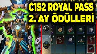 PUBG MOBİLE 20.SEZON C1S2 SEZON 2.AY ROYALE PASS DE GELECEK ÖDÜLLER