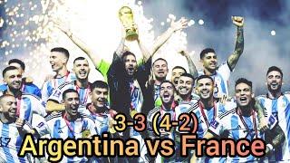 ARGENTINA 3-3 (4-2) FRANCE 4K EXTENDED Highlights PETER DRURY️| Messi the champion.