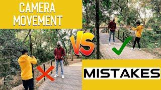 CINEMATIC CAMERA MOVEMENT MISTAKES | BEGINNER VS EXPERT | MOBILE VIDEOGRAPHY TECHNIQUES | IN HINDI