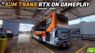  BUSSID RTX ON  SJM TRANS Detective Conan Gilimanuk - Jember | Bus Simulator Indonesia Max Graphic