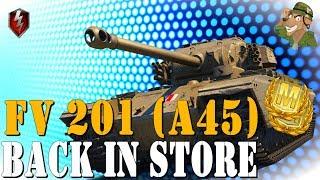 FV201 (A45) Review | In Store #3 | Wot Blitz [2019] 4K