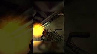 Glitch bug in Half Life on the Crossfire map with the Tau Cannon #shorts #short #games #halflife 