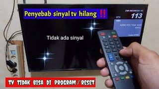 Cara progam / mengembalikan sinyal Tv Digital yang hilang