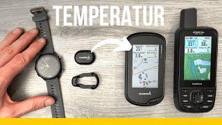 Garmin Temperatursensor Tempe für Outdoor GPS, Forerunner und Fenix