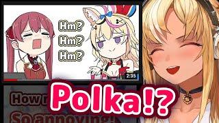 Flare Loves This Animation Of Marine and Polka Arguing 【ENG Sub/Hololive】
