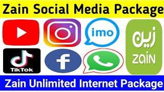 Zain Social Media Packages | Zain internet Packages | Zain Data package | Zain net Packages