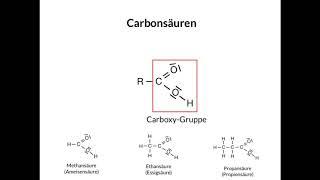 Säurestärke von Carbonsäuren (induktiver Effekt)