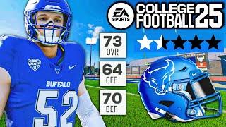 College Football 25 Dynasty Ep.1 - Building the 1 Star Buffalo Bulls