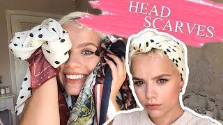 4 Different Ways to Wear Head Scarves | TINIETASHAA