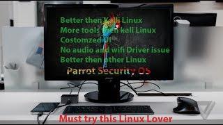 How to install Parrot Security OS dual boot with Windows better than other Linux distro