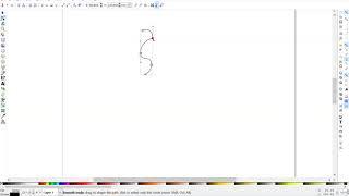 Creating a curve with Bezier Tool in Inkscape