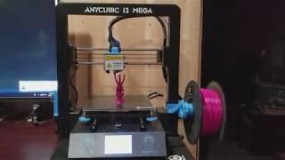 Anycubic i3 Mega Ultrabase 1 month 200 hour review. Prints really nice, very happy with it!.