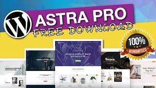Free Download Astra Pro | Astra Theme | Free Download Wordpress Theme [100% Working]