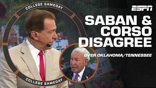 Lee Corso CHALLENGES Nick Saban  'Oklahoma doesn't have a chance vs. Tennessee!' | College GameDay