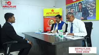 BISWAJIT DASH  II Rank 151 II OAS 2020 - 21 Mock Interview-APTI PLUS