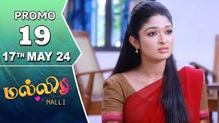 Malli Serial | Episode 19 Promo | 17th May 24 | Nikitha | Vijay | Saregama TV Shows Tamil