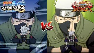 Naruto Ultimate Ninja Heroes 3 VS Naruto Ultimate Ninja Impact-Characters Ultimate Jutsu Comparison