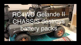 RC4WD Gelande II chassis DESTROYS battery pack - Fix your Gelande II with this video