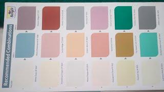 Berger colour combination chart for home | home interior & exterior paint catalogue